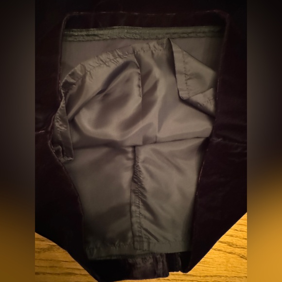 NWT Vintage Black Velvet Skirt Pencil Size 14 Norton MCNAUGHTON See Pics As Is - Picture 9 of 10